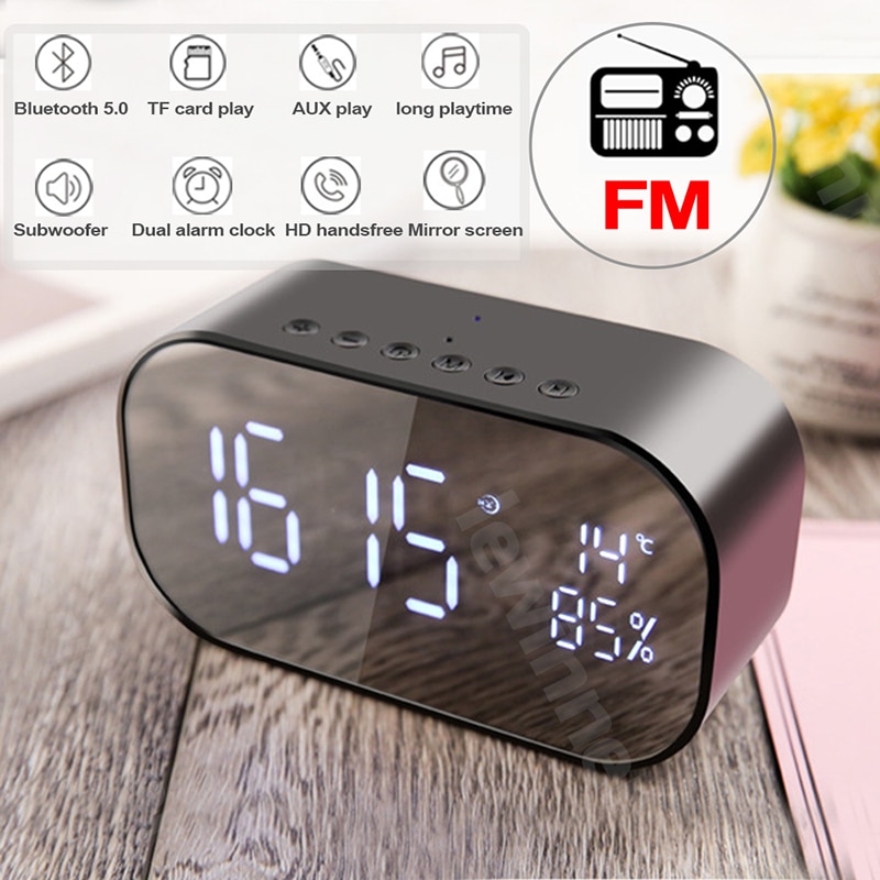 Portable Wireless Bluetooth Speaker Alarm CLock 2022 Review 